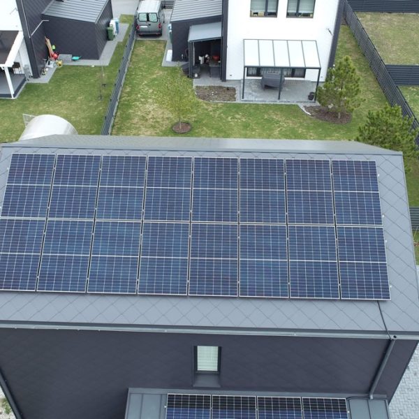 10Kw Saulės elektrinė Kaune ant betoninių plokštelių (18)