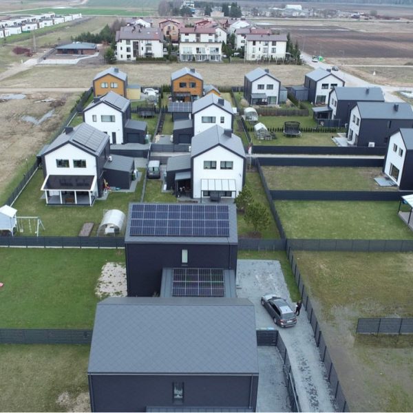 10Kw Saulės elektrinė Kaune ant betoninių plokštelių (3)